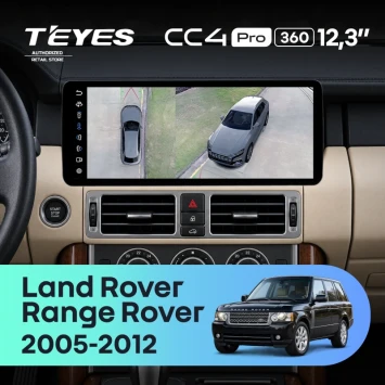 Штатная магнитола Teyes CC4 Pro 12.3" 360 12/256 Land Rover Range Rover (2005-2012)