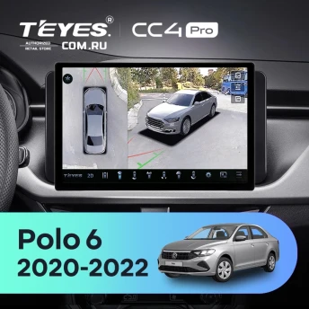 Штатная магнитола Teyes CC4 Pro 360 8/128 Volkswagen Polo 6 (2020-2022) (11")