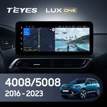 Штатная магнитола Teyes LUX ONE 6/128 Peugeot 4008 (2016-2023)