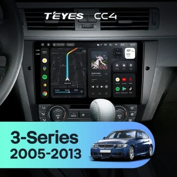 Штатная магнитола Teyes CC4 8/128 BMW 3 серия E90 E91 E92 E93 (2005-2013)
