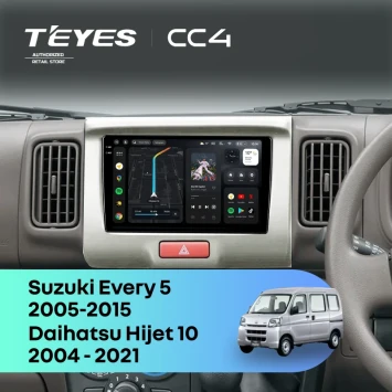Штатная магнитола Teyes CC4 8/128 Daihatsu Hijet 10 (2004-2021)