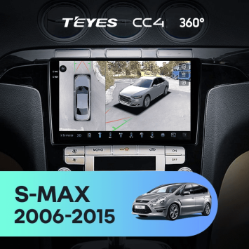 Штатная магнитола Teyes CC4 360 6/64 Ford S-MAX (2006-2015) F2