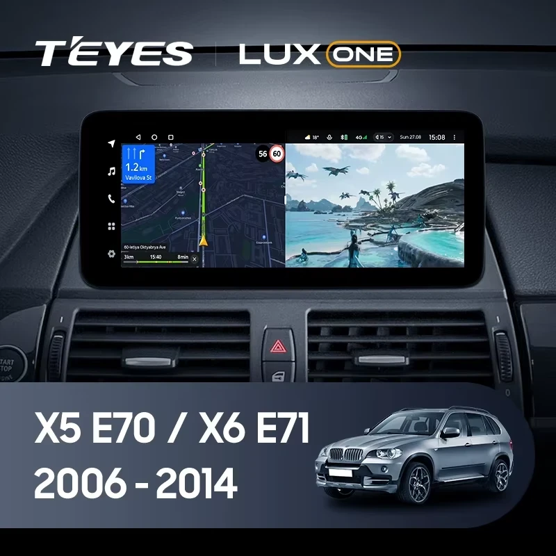 Штатная магнитола Teyes LUX ONE 6/128 BMW X6 E71 (CCC) (2006-2014) Universal
