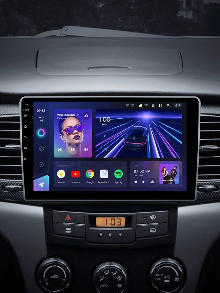 Штатная магнитола Teyes CC3 4/32 SsangYong Korando 3 (2010-2013)