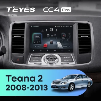 Штатная магнитола Teyes CC4 Pro 8/128 Nissan Teana 2 J32 (2008-2013) F2 Тип-B