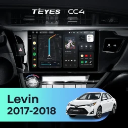Штатная магнитола Teyes CC4 6/64 Toyota Levin 1 E180 Рестайлинг (2017-2018) F2