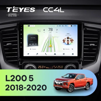 Штатная магнитола Teyes CC4L 6/64 с DTS Mitsubishi L200 5 (2018-2020) F2