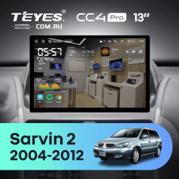 Штатная магнитола Teyes CC4 Pro 8/128 Mitsubishi Savrin 2 (2004-2012) (0din) (13")