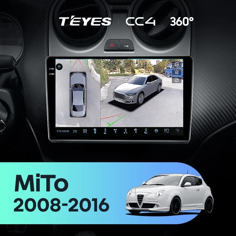Штатная магнитола Teyes CC4 360 6/64 Alfa Romeo MiTo 955 (2008-2016)