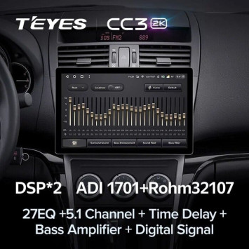 Штатная магнитола Teyes CC3 2K 6/128 Mazda 6 2 GH (2007-2012) (13")