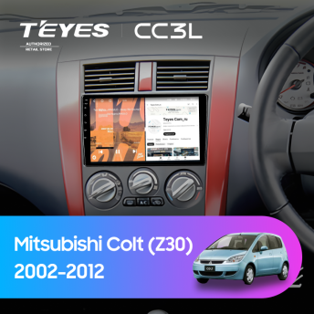 Штатная магнитола Teyes CC3L 4/32 Mitsubishi Colt (Z30) (2002-2012) Правый руль