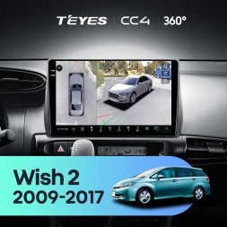 Штатная магнитола Teyes CC4 360 6/64 Toyota Wish 2 XE20 (2009-2017)