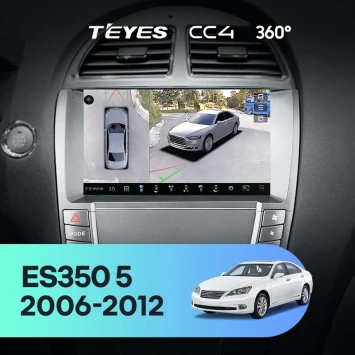 Штатная магнитола Teyes CC4 360 6/64 Lexus ES350 5 V XV40 (2006-2012) Тип-C