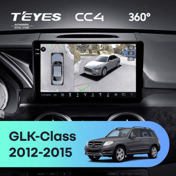 Штатная магнитола Teyes CC4 360 8/128 Mercedes-Benz GLK-Class X204 (2012-2015)