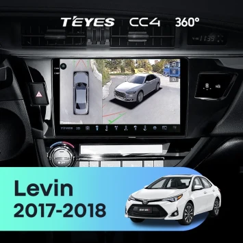 Штатная магнитола Teyes CC4 360 6/64 Toyota Levin 1 E180 Рестайлинг (2017-2018) F2
