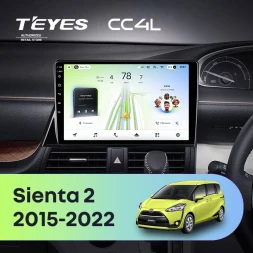 Штатная магнитола Teyes CC4L 6/64 с DTS Toyota Sienta 2 XP170 (2015-2022) Правый руль