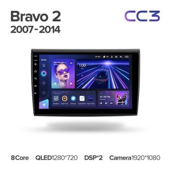 Штатная магнитола Teyes CC3L 4/32 Fiat Bravo 198 (2007-2014)