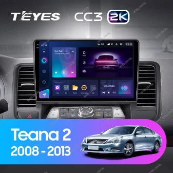 Штатная магнитола Teyes CC3 2K 4/32 Nissan Teana J32 (2008-2013) Тип-B