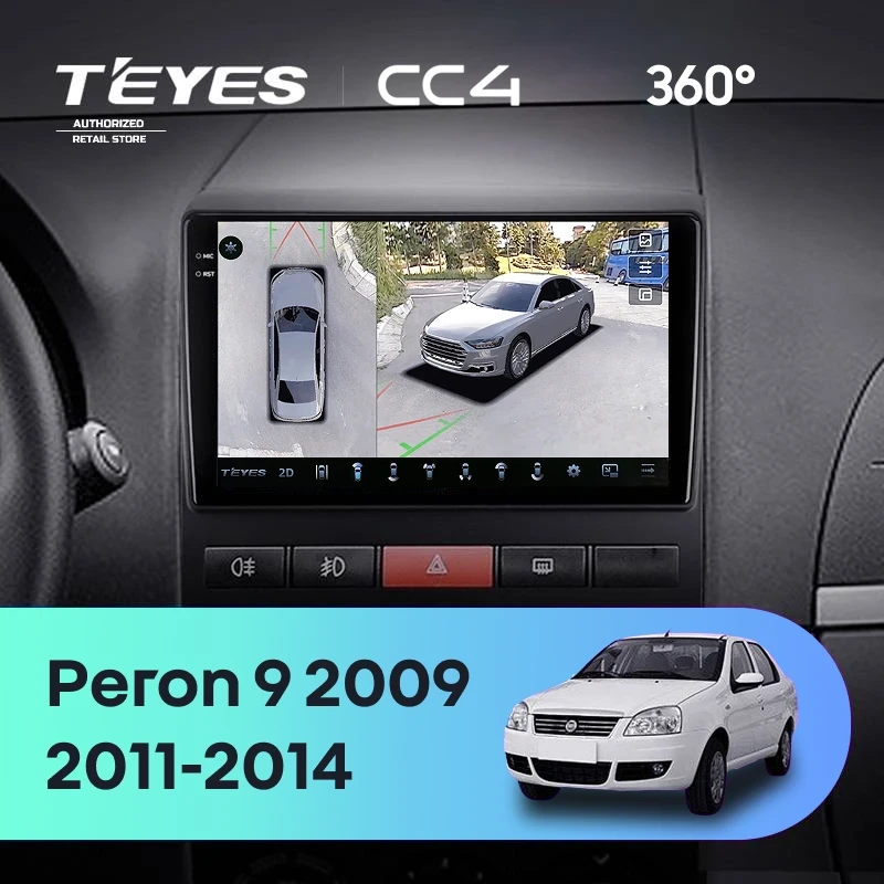 Штатная магнитола Teyes CC4 360 6/64 Fiat Peron 9 2009 Idea (2011-2014)