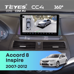 Штатная магнитола Teyes CC4 360 6/64 Honda Inspire (2007-2012)