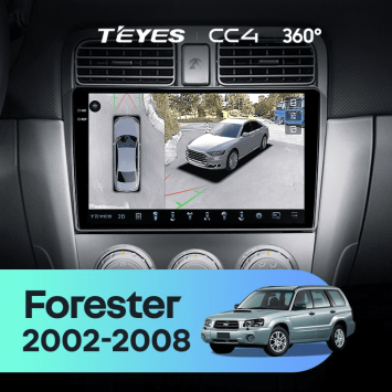Штатная магнитола Teyes CC4 360 6/64 Subaru Forester SG (2002-2008)