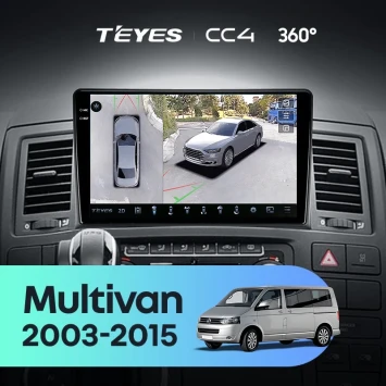 Штатная магнитола Teyes CC4 360 6/64 Volkswagen Multivan T5 (2003-2015)