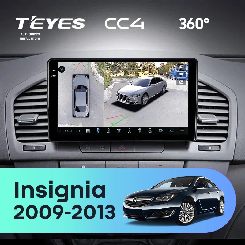 Штатная магнитола Teyes CC4 360 8/128 Opel Insignia (2009-2013)