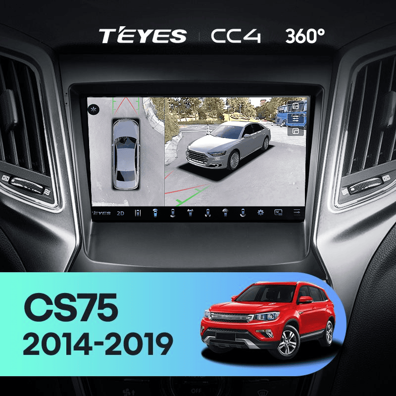 Штатная магнитола Teyes CC4 360 8/128 Changan CS75 (2014-2019)