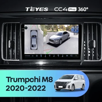 Штатная магнитола Teyes CC4 Pro 360 8/128 GAC Trumpchi M8 (2020-2022)