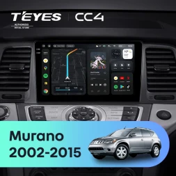 Штатная магнитола Teyes CC4 6/64 Nissan Murano Z50 (2002-2015) для авто без Bose