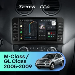 Штатная магнитола Teyes CC4 8/128 Mercedes-Benz GL-Class X164 (2005-2009) F2