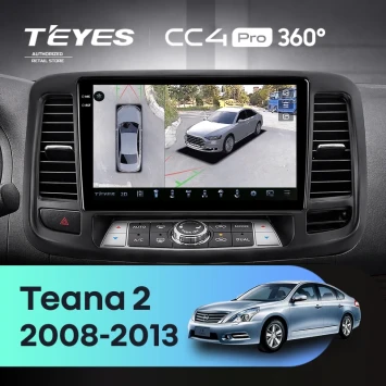 Штатная магнитола Teyes CC4 Pro 360 12/256 Nissan Teana J32 (2008-2013) Тип-B F3