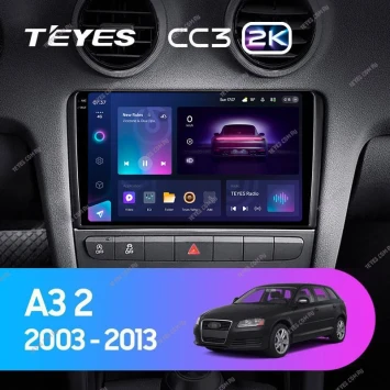 Штатная магнитола Teyes CC3 2K 6/128 Audi A3 2 8P (2003-2013)