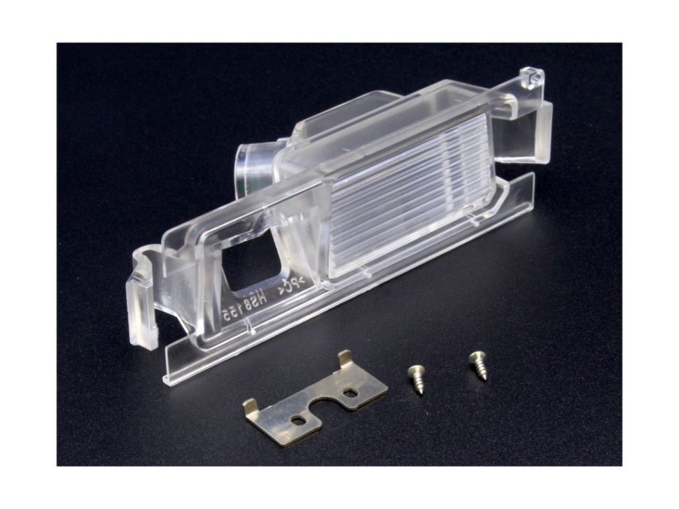 Адаптер под заднюю камеру в подсветку номера Hyundai Solaris 2012 + хэтч, Kia Rio хэтч.