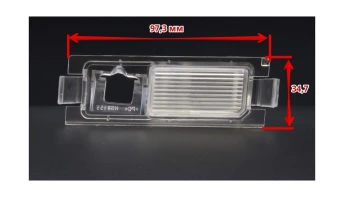 Адаптер под заднюю камеру в подсветку номера Hyundai Solaris 2012 + хэтч, Kia Rio хэтч.