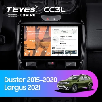 Штатная магнитола Teyes CC3L 4/32 Renault Duster (2015-2021) F1
