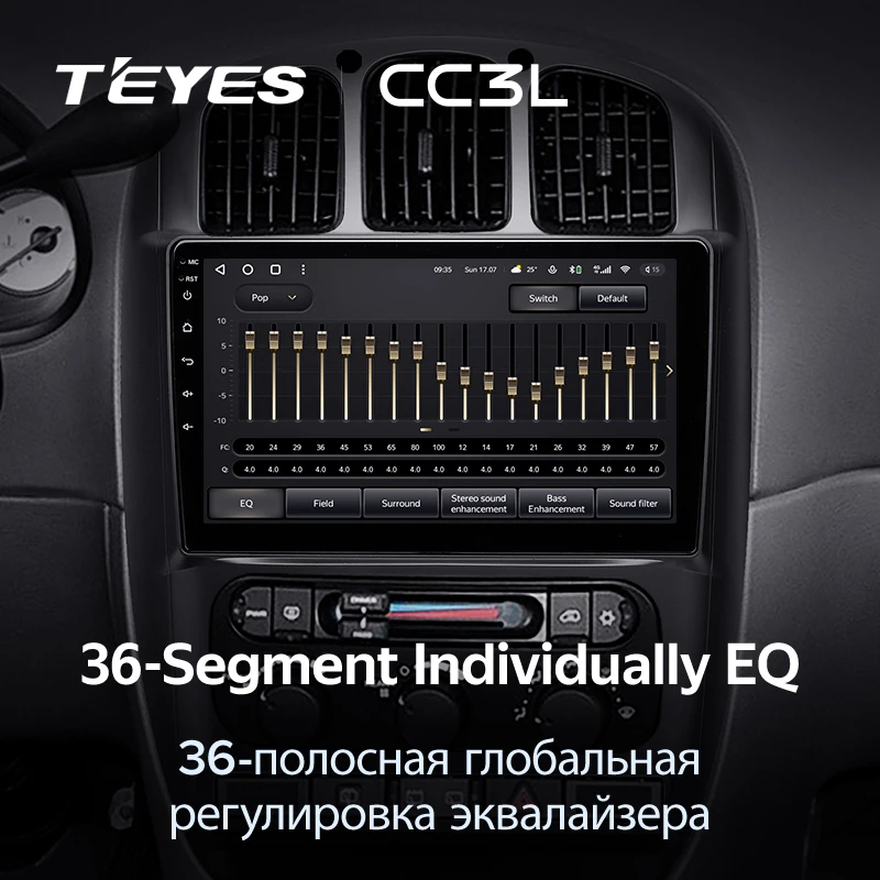 Штатная магнитола Teyes CC3L 4/64 Chrysler Town &amp; Country 4 RS (2000-2007) Тип-B
