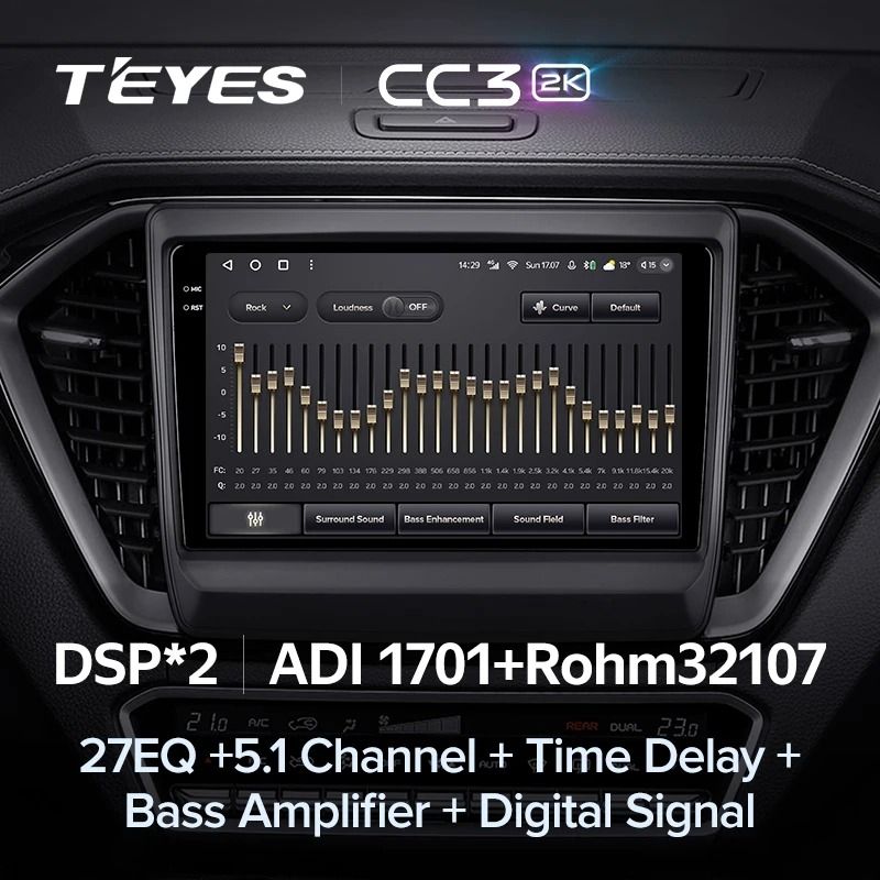 Штатная магнитола Teyes CC3 2K 360 6/128 lsuzu D-MAX 3 RG (2019-2023)