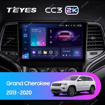 Штатная магнитола Teyes CC3 2K 6/128 Jeep Grand Cherokee WK2 (2013-2020) F1