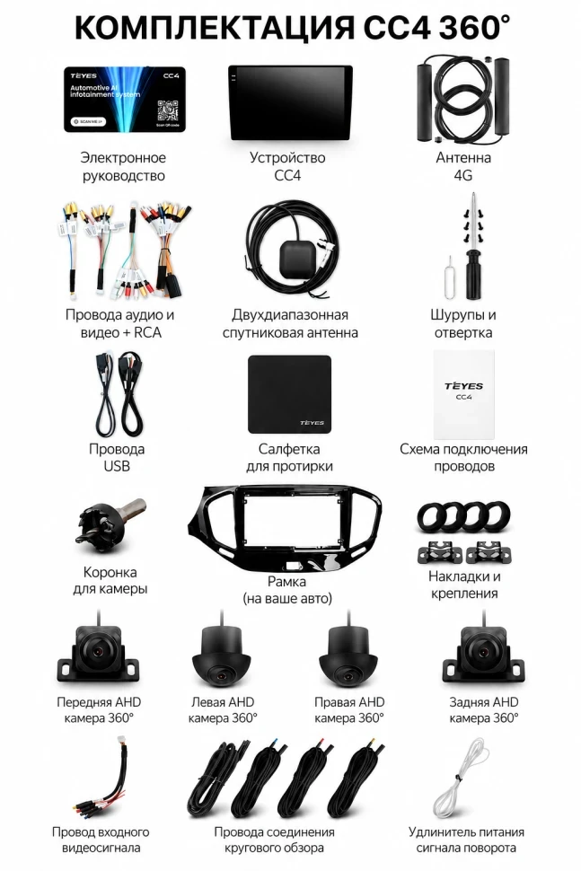 Штатная магнитола Teyes CC4 360 8/128 Infiniti QX56 (2010-2013)
