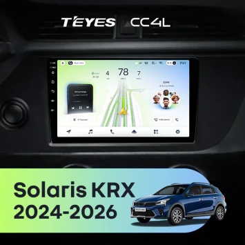Штатная магнитола Teyes CC4L 4/64 Solaris KRX (2024-2026)
