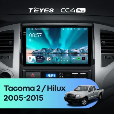 Штатная магнитола Teyes CC4 Pro 8/128 Toyota Tacoma 2 (2005-2015)