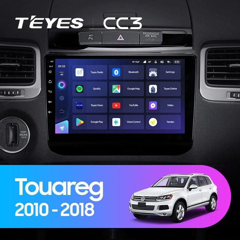 Штатная магнитола Teyes CC3 4/32 Volkswagen Touareg FL NF (2010-2018) Тип-B