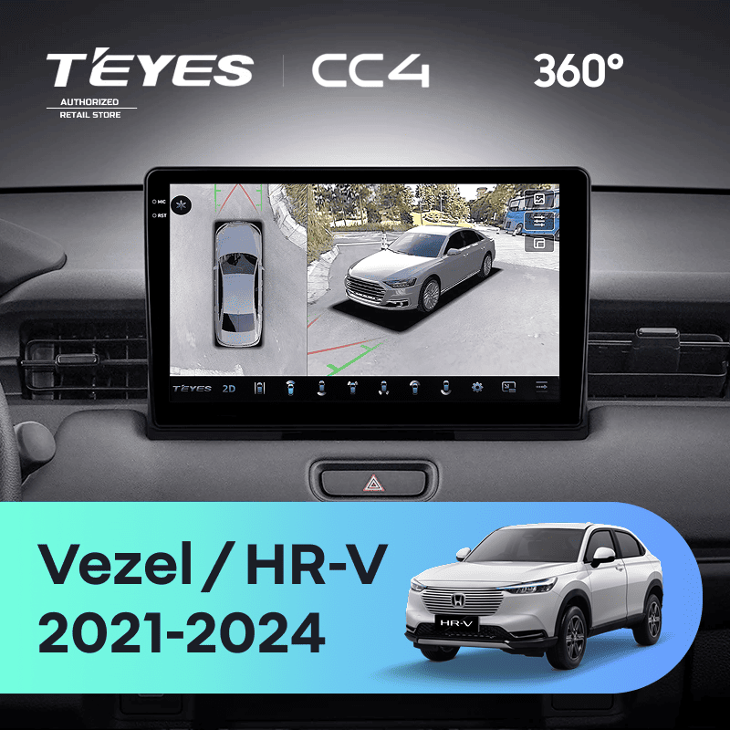 Штатная магнитола Teyes CC4 360 6/64 Honda HR-V RV RZ (2021-2024)