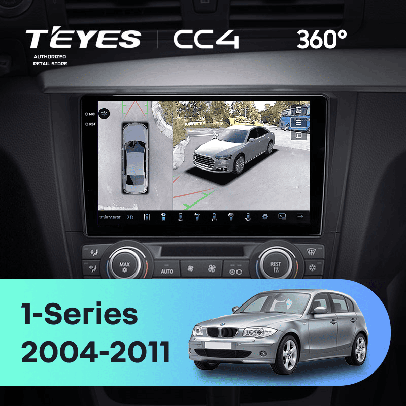 Штатная магнитола Teyes CC4 360 6/64 BMW 1 серия E88 E82 E81 E87 (2004-2011) F1