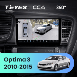 Штатная магнитола Teyes CC4 360 8/128 Kia Optima 3 TF (2010-2015) F2