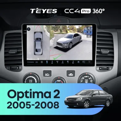 Штатная магнитола Teyes CC4 Pro 360 12/256 Kia Optima 2 MG (2005-2008)