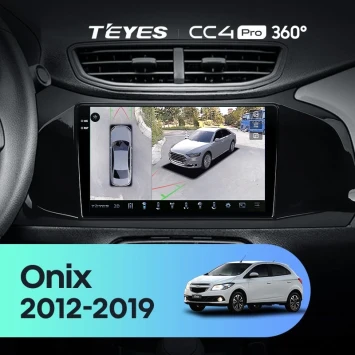 Штатная магнитола Teyes CC4 Pro 360 12/256 Chevrolet Onix (2012-2019)
