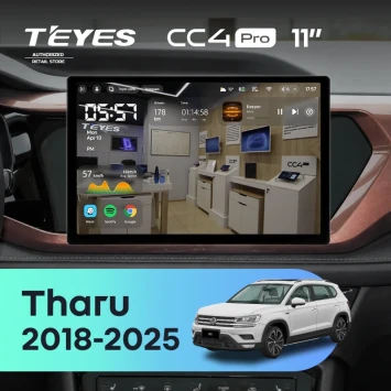 Штатная магнитола Teyes CC4 Pro 8/128 Volkswagen Tharu (2018-2025) (11")