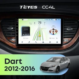 Штатная магнитола Teyes CC4L 6/64 с DTS Dodge Dart (2012-2016)